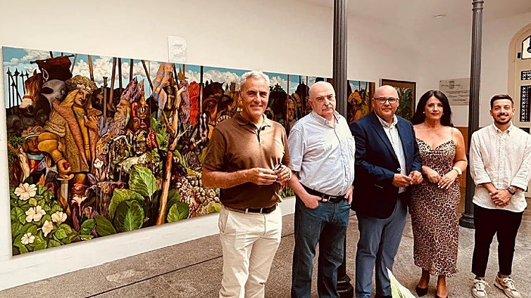 A painting of unity at the CAC Vélez-Málaga