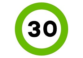 The new green road sign that could be coming to the roads in Spain