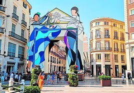 The impressive entrance arch on the city's Calle Larios will welcome visitors to the day fair.