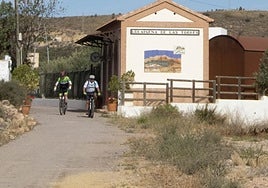 Start of the Vía Verde at the little station in Lucainena de las Torres.