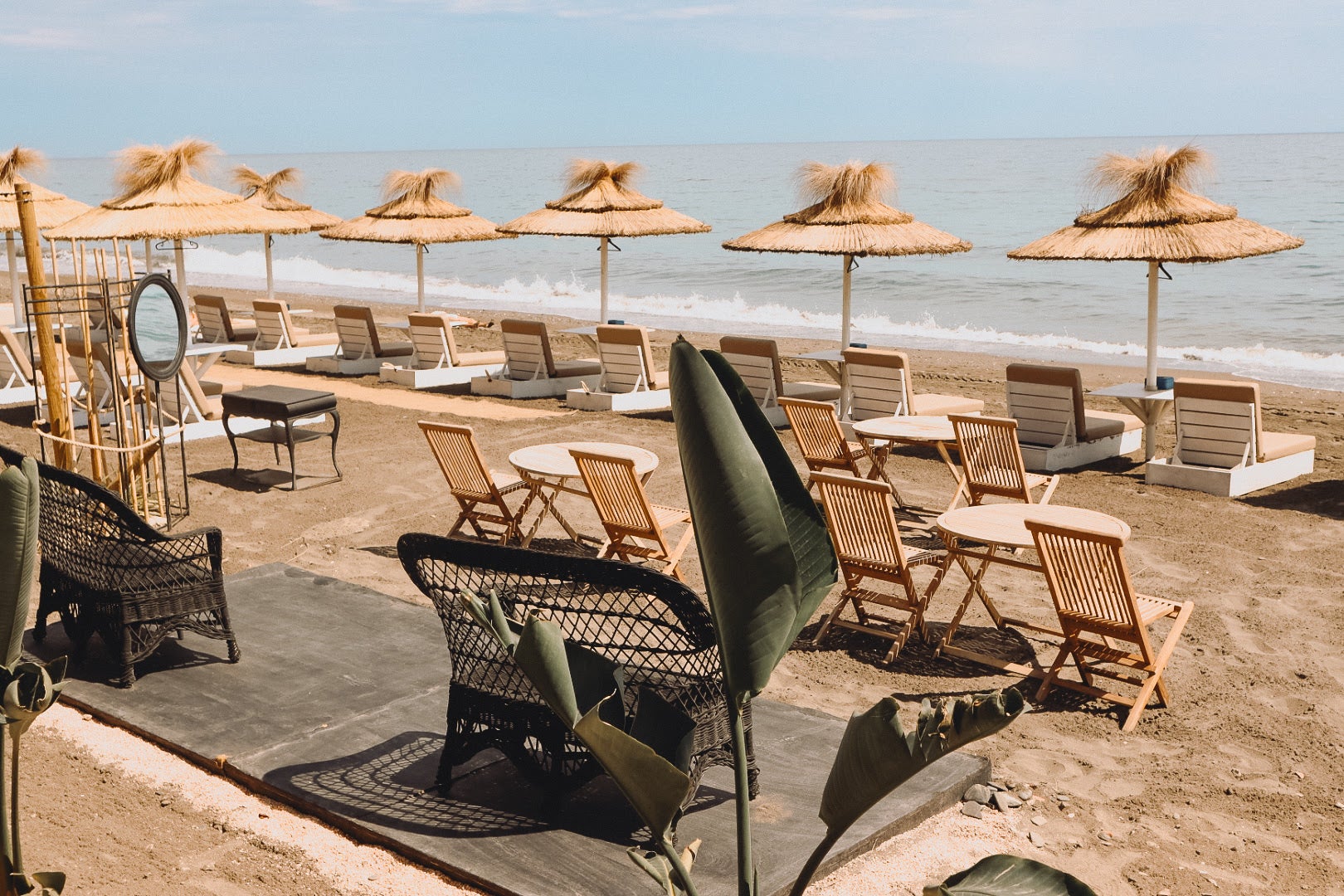 The venue also provides comfortable hammocks and loungers, inviting you to relax and unwind.