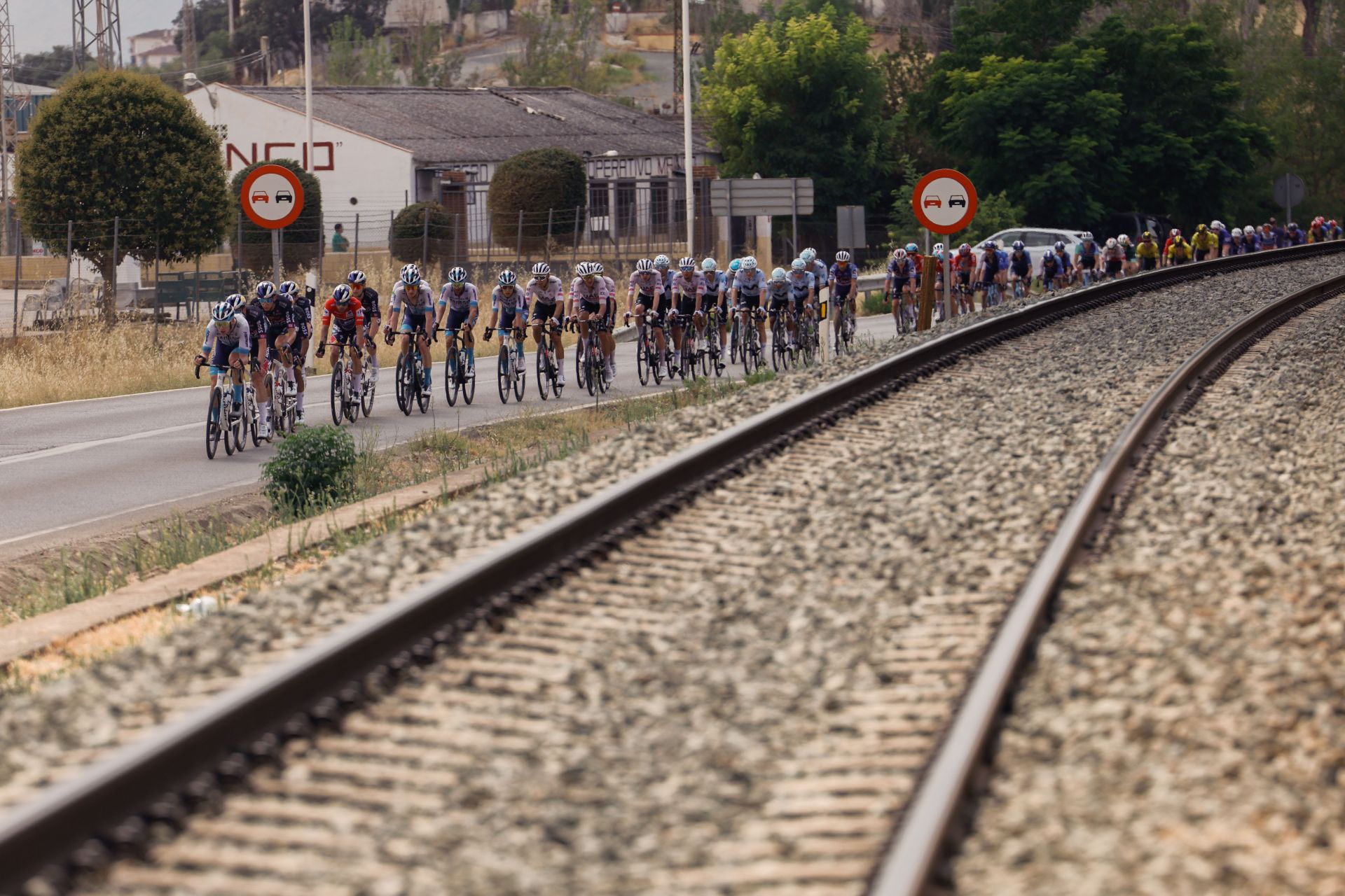 Vuelta a España pro cycle event races through inland Malaga towns and villages, in photos