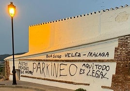 Graffiti on Torre del Mar's promenade.