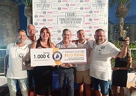 The presentation ceremony at the Hotel Alay.