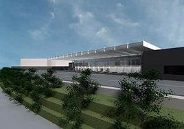 Artist's impression of Ronda's new bus station.