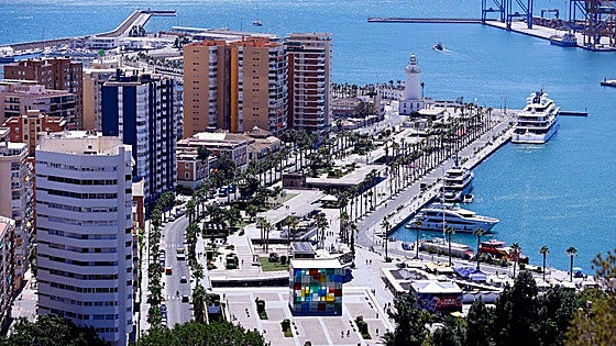 Why is Malaga considered Europe's 'best destination' for nomadic executives?