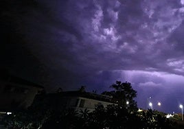 Storm last night in Churriana, on the outskirts of Malaga.