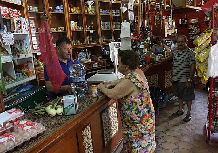 In Spain, lots of people hang out in the village shop just to catch up on local gossip.