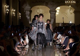 The Andalusian firm's fashion show at the Gran Hotel Miramar on Tuesday.