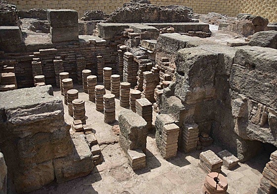 View of the remains excavated at the Finca del Secretario.