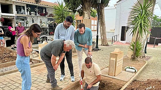 DNA samples collected to help identify victims from recently discovered mass graves in Campillos