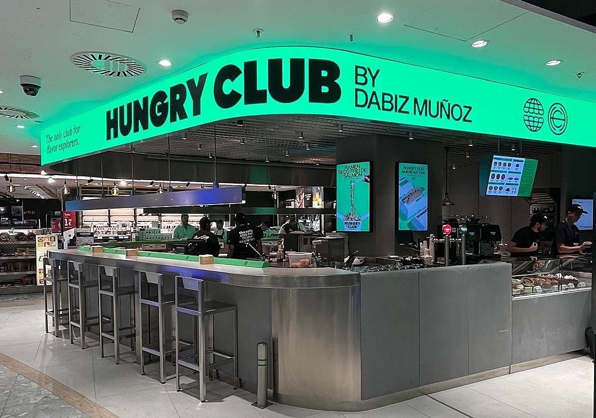 The Hungry Club chain has just opened in Terminal 4 of Adolfo Suárez Airport in Madrid.