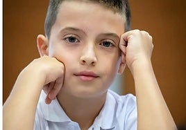 Pablo Guirado Lara during a recent chess match.