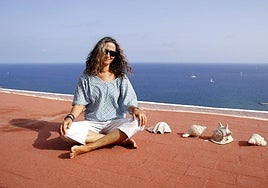 Dubravka Jovanovic on the terrace of her home in Malaga’s Monte Sancha.