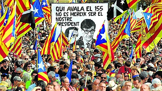 Catalonia Day independence turnout lower