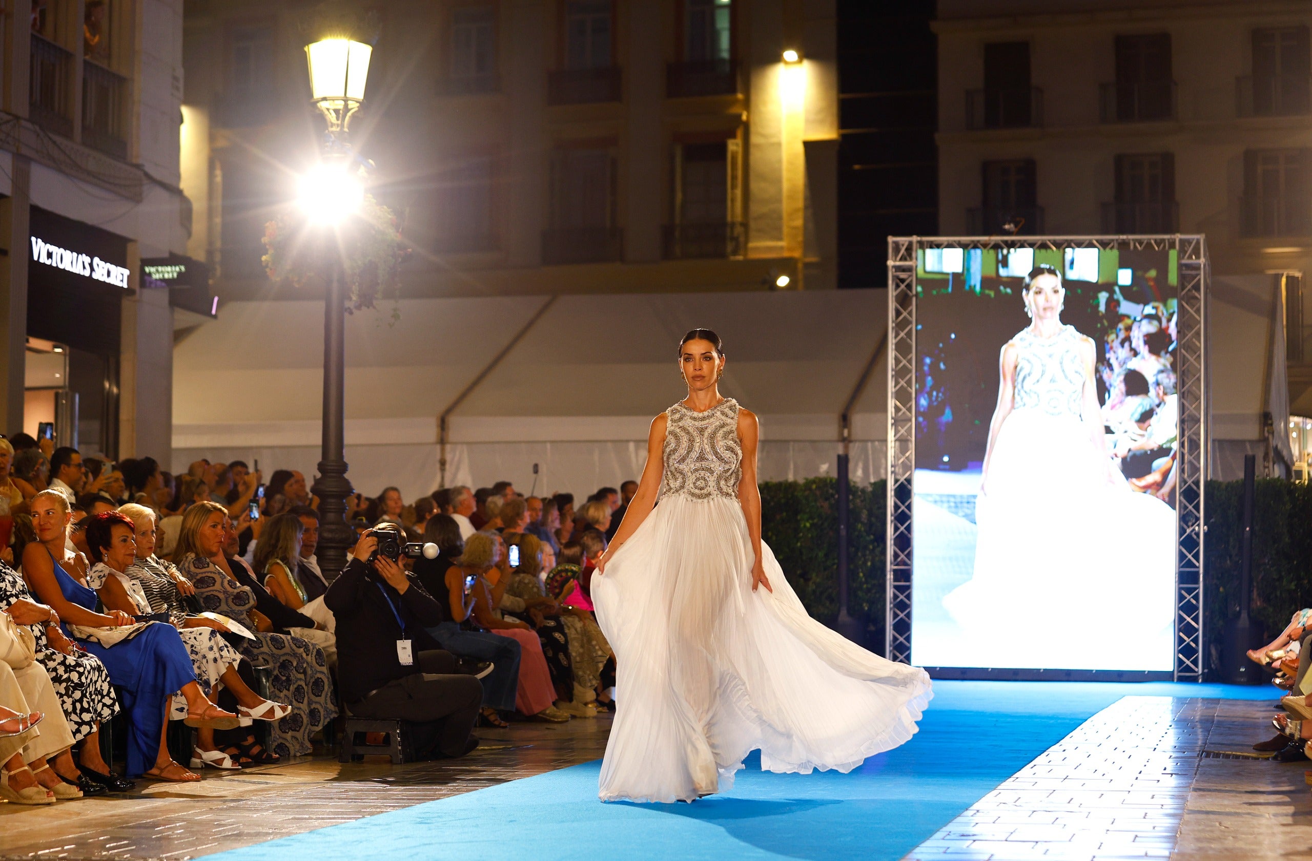 Europe's longest fashion catwalk show, in pictures