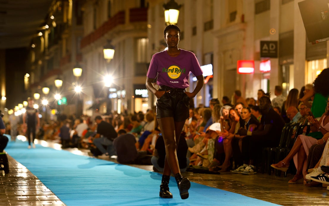 Europe's longest fashion catwalk show, in pictures