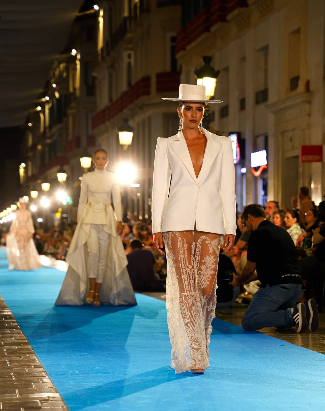 Europe's longest fashion catwalk show, in pictures
