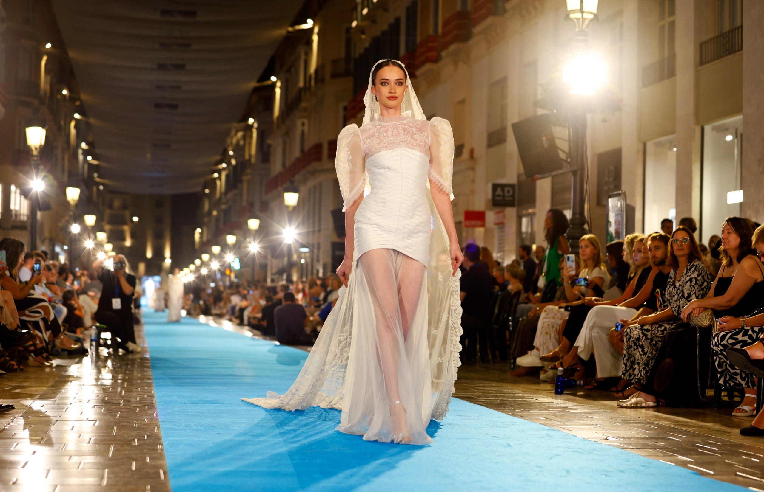 Europe's longest fashion catwalk show, in pictures