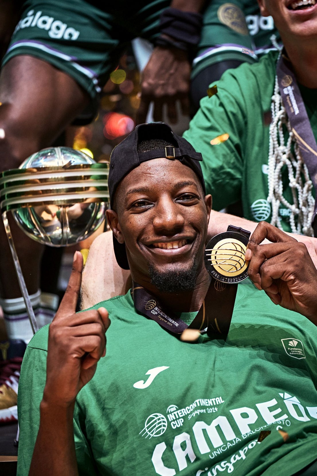 The best photos from Malaga-based Unicaja basketball team's victory at Intercontinental Cup final in Singapore