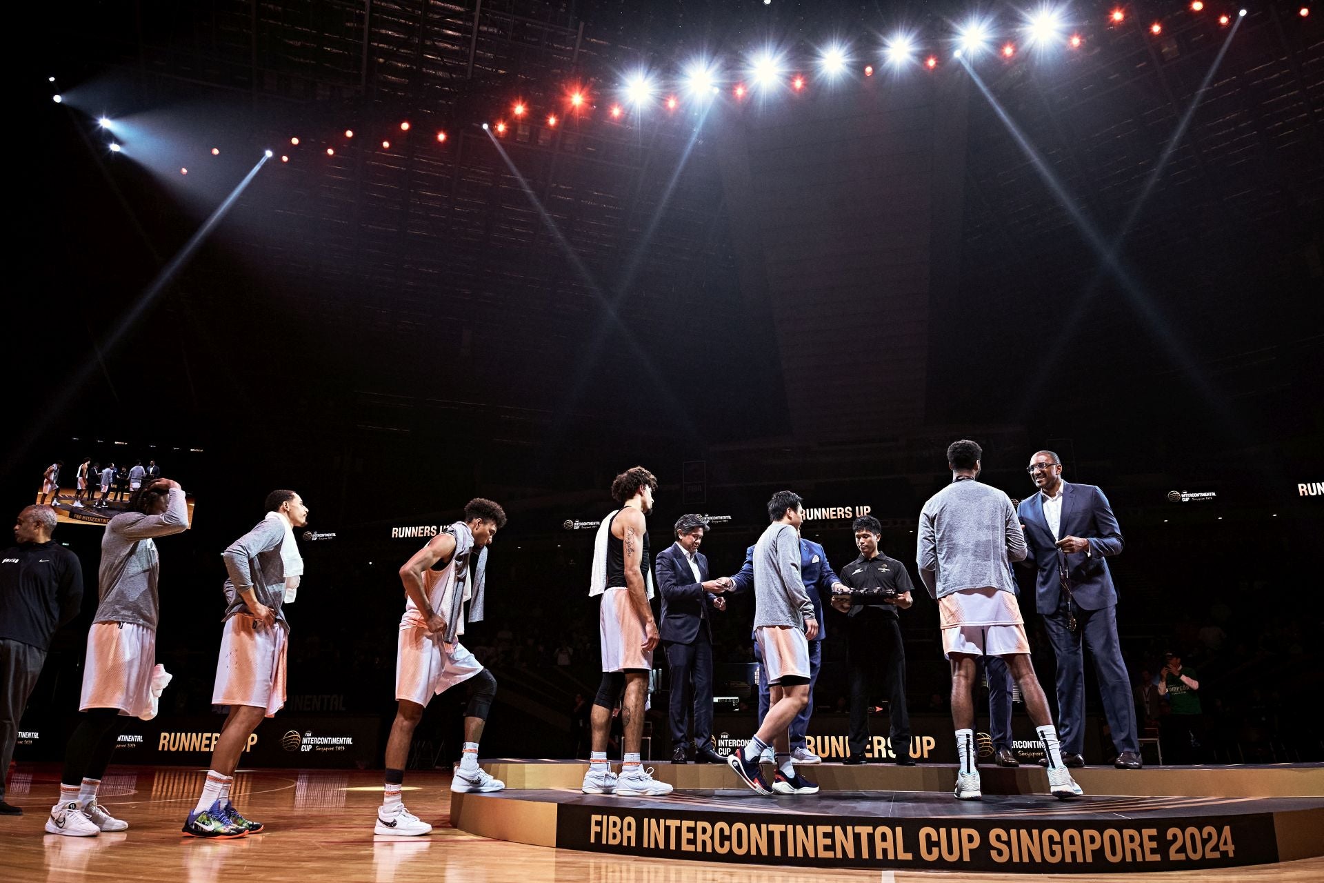 The best photos from Malaga-based Unicaja basketball team's victory at Intercontinental Cup final in Singapore