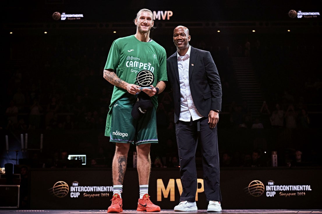 The best photos from Malaga-based Unicaja basketball team's victory at Intercontinental Cup final in Singapore