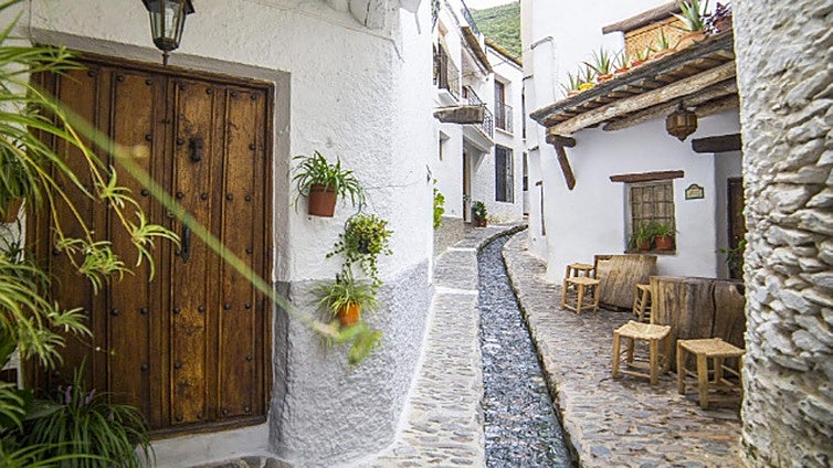 The enchanting village in the south of Spain with a 'stream' that runs down the middle of a street