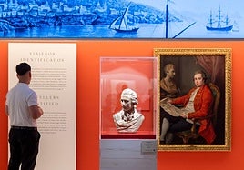 A bust and portrait of two of the aristocratic owners of part of the haul seized aboard the Westmorland.