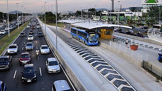 What is the rapid transit transport system being built in Seville and could it be rolled out in Malaga?