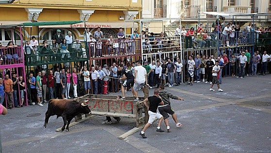 Woman dies after being hit and gored while crossing enclosure at bullfighting event in Spain