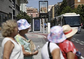On Wednesday the maximum temperature averaged 35C in Malaga city, and 36 degrees in Estepona. (File image)