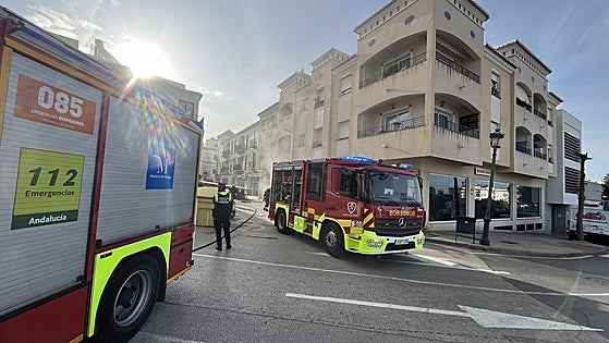 Nearby buildings evacuated as fire breaks out in Costa del Sol motorbike workshop