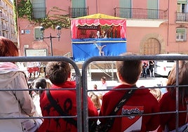 File image of children watching a puppet show.