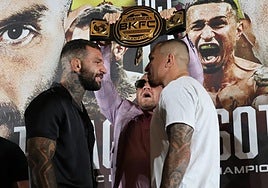 Franco Tenaglia and Juan Soto come face to face.