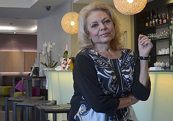 Mayra Gómez Kemp, in a recent picture in Malaga, died on Sunday.