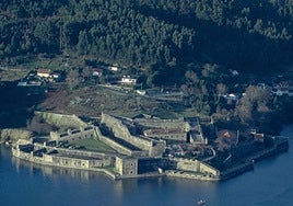 Aerial view of this imposing San Felipe castle.