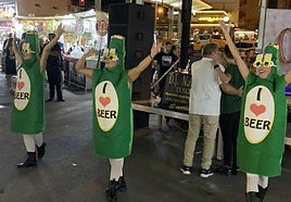 A previous Oktoberfest in Torrox.