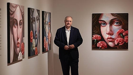 The painter who looks into the eyes of artificial intelligence
