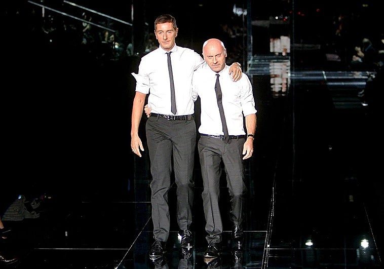 Epitomising Italian style, designers Stefano Gabbana (l) and Domenico Dolce (r).