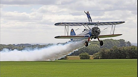 The sky's the limit for daredevil Brit raising funds for dementia and cystic fibrosis