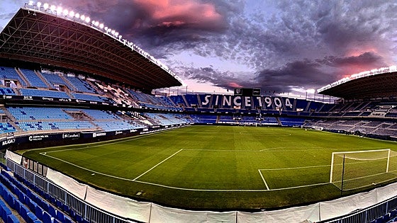 Here's how you can win a unique overnight stay at Malaga CF's La Rosaleda stadium