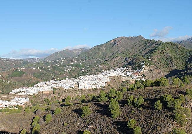 Views of the old town of Frigiliana.