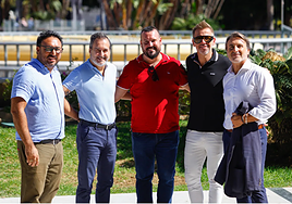 Sherry Singh, José María Sánchez, Israel Vieyte, Juan Manuel Burón and Francisco Lara.