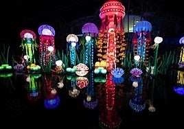 The Chinese light and lantern festival is a first for Malaga city this year.