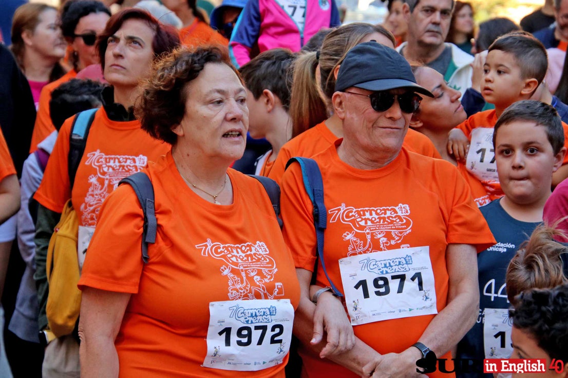 Annual press freedom event for charity hits the streets of Malaga city, in photos