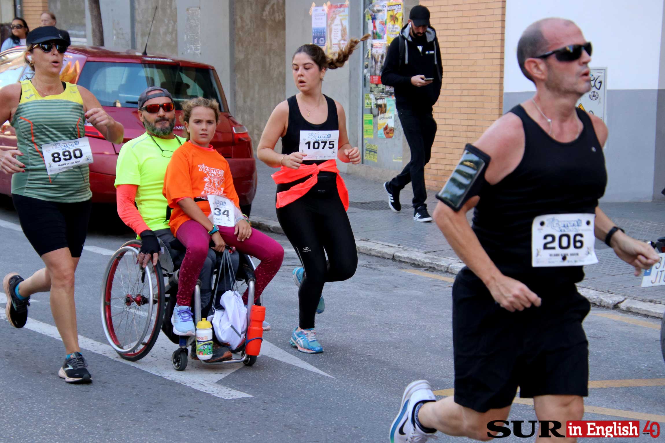 Annual press freedom event for charity hits the streets of Malaga city, in photos