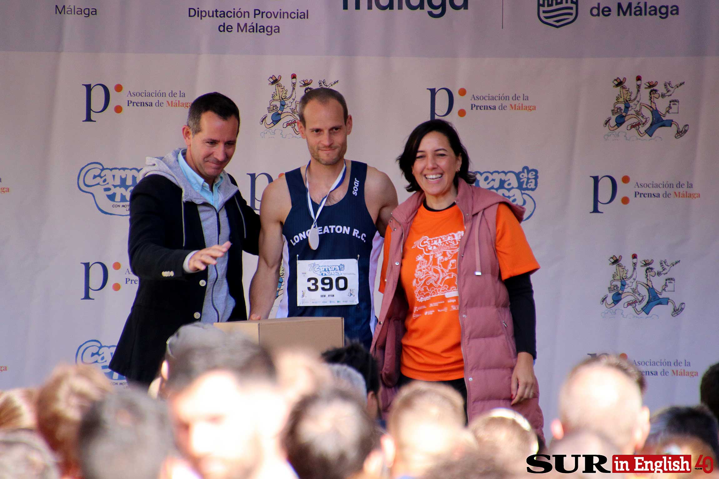 Annual press freedom event for charity hits the streets of Malaga city, in photos