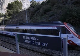 Cercanías train on the C-2 line.