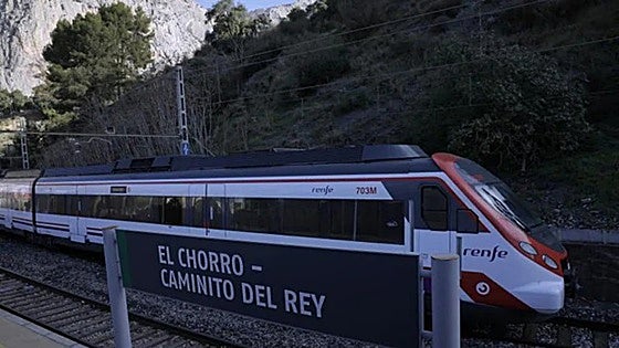 Heavy downpours cause train service to be suspended on Malaga's Cercanías rail network
