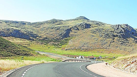 On the mountain roads inland from the Costa del Sol